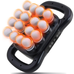 16-Head Percussion Massage Gun w/2600mAh Battery & 9 Modes