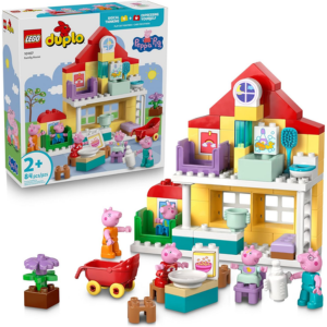 LEGO DUPLO 82-Piece Peppa Pig Family House Building Set