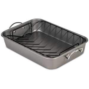 Nonstick Heavy Duty Roasting Pan w/Rack