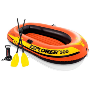 Intex Explorer 3-Person Inflatable Boat w/Pump & Oars