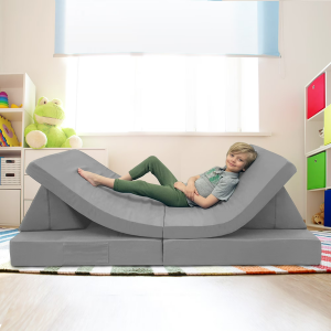 4-Piece Customizable Kids Play Foam Couch