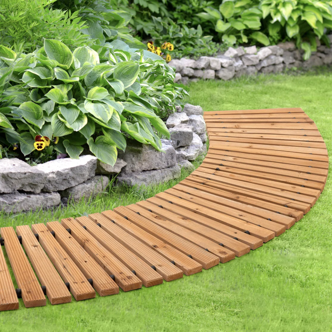 Cedar Wood Roll Out Garden Pathway