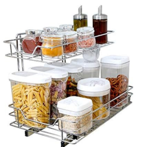 2-Tier Pull Out Cabinet Organizer