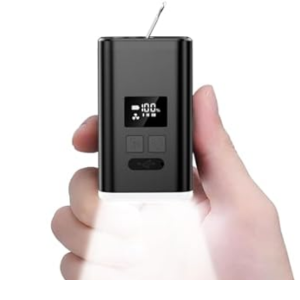 Portable Electric Air Pump w/Camping Lantern & LED Display