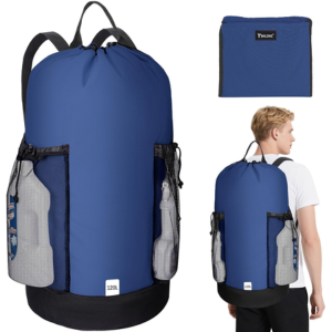 Fabric 120L Laundry Bag Backpack