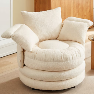 Swivel 360° Oversized Barrel Chair