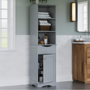 RiverRidge Ashland Tall Bathroom Storage Cabinet