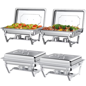 4-Pack Chafing 8Qt. Dish Buffet Set