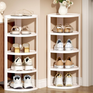 10-Tier Stackable Vertical Shoe Rack