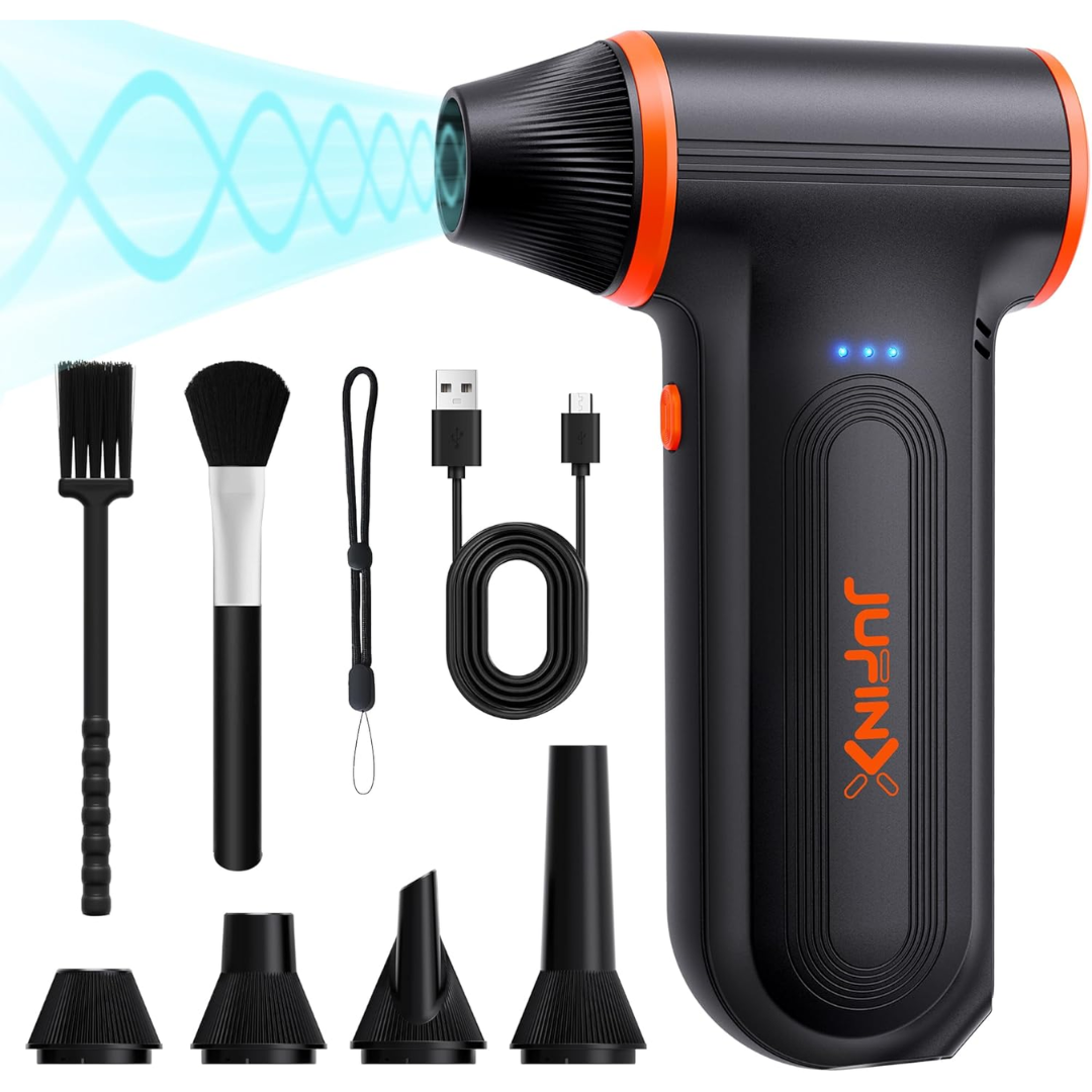 Rechargeable 150000RPM Air Duster w/Nozzles & Brushes
