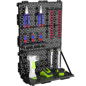 Workpro 2-Pack Foldable 16” Pegboard Wall Organizer