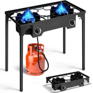 2-Burner Camping Picnic Stove