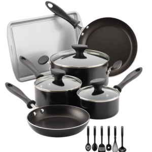 Farberware 15-Piece Nonstick Pots & Pans Set
