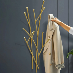 11-Hook Wall Mount Coat Rack