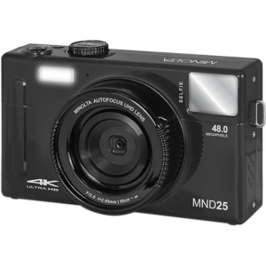 Minolta 48MP 4K UHD Camera w/Selfie Mirror