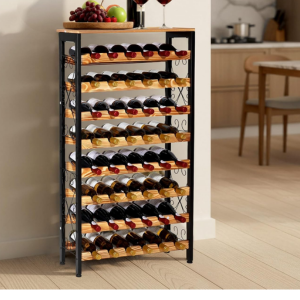 Freestanding 48-Bottle Wine Rack