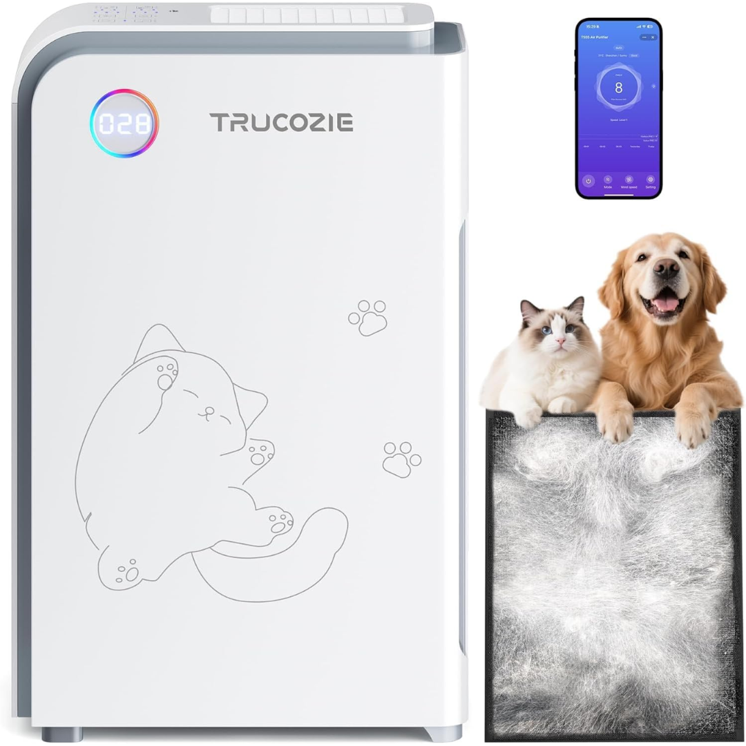 Smart 3-in-1 Filter Air Purifier w/App