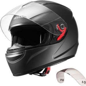 Vevor Full Face Dual Visor Motorcycle Helmet