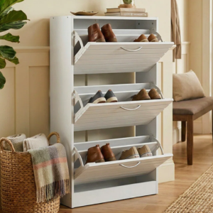 12-Pair Shoe Storage Cabinet