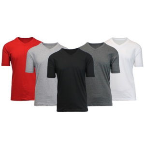 6-Pack Men's V-Neck Classic Tee