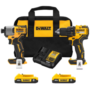DeWalt 20V MAX 2-Tool Power Tool Kit w/Batteries & Charger