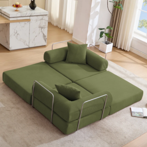 Modular Convertible Sofa Bed w/Removable Armrests