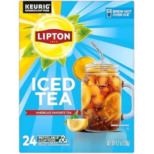 Lipton 24-Pack Unsweetened Black Iced Tea K-Cups