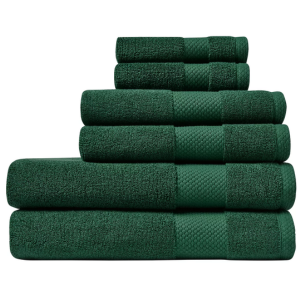Lacoste 6-Piece LCotton Bath Towel Set