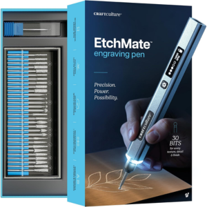 EtchMate Wood & Metal Cordless Engraving Pen Kit