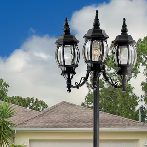 3-Light Outdoor Post Lantern