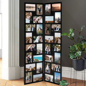 32-Slot Freestanding Picture Frame
