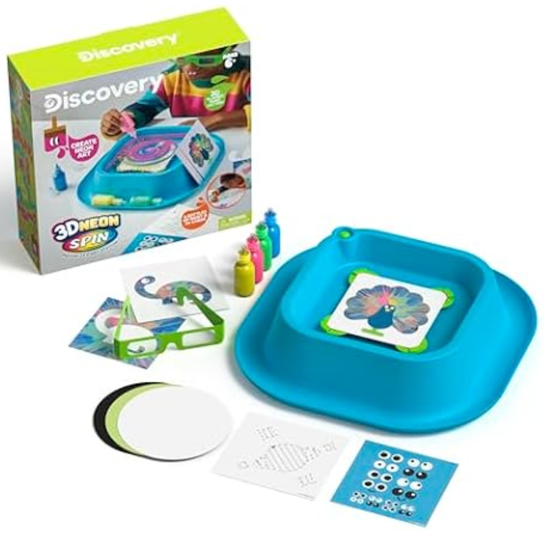 Discovery 3D Neon Spin Art Station Kit