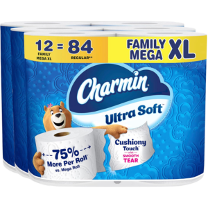 Charmin 24-Pack Ultra Soft Cushiony Touch Toilet Paper