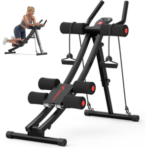 Merach Dual Track Adjustable Ab Trainer Machine