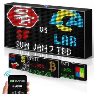 Customizable Glance LED Sports Ticker