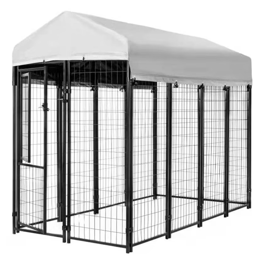 KennelMaster 8' Dog Kennel w/Cover