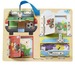 Melissa & Doug Wooden Locks & Latches Board
