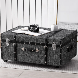 Rolling Footlocker Accent Trunk