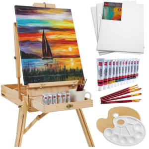Best Choice Portable Wood Art Easel Set