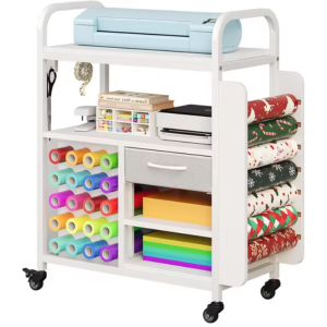 Metal Rolling Craft Cart Organizer