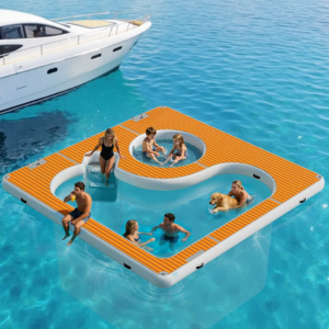 Inflatable 13' Sea Pool w/Safety Net