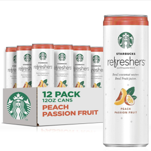 Starbucks 12-Pack Peach Passion Refreshers Can