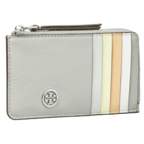 Tory Burch Robinson Top Zip Card Case