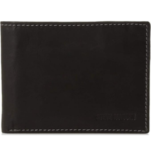 Steve Madden Men's Slim Leather Wallet