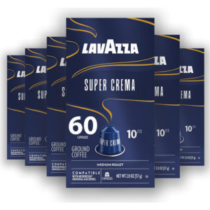 Lavazza 60-Count Super Crema Coffee Capsules