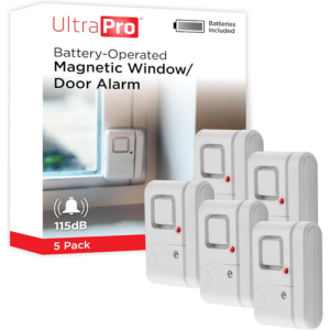 5-Pack Personal Security Window & Door Alarm