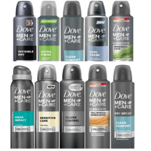 Dove 10-Pack Men's Anti-Perspirant Spray
