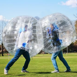Inflatable 2-Pack 4' Transparent Bumper Balls
