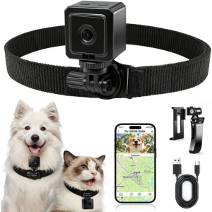 1080P HD Pet Camera Collar w/App