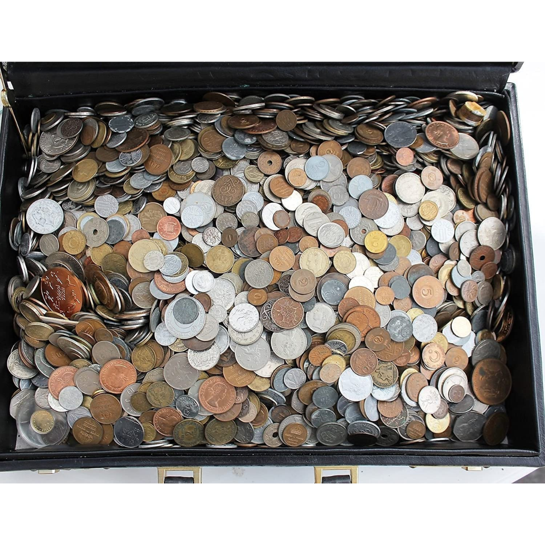 Half Pound 50+ World Coins Grab Bag